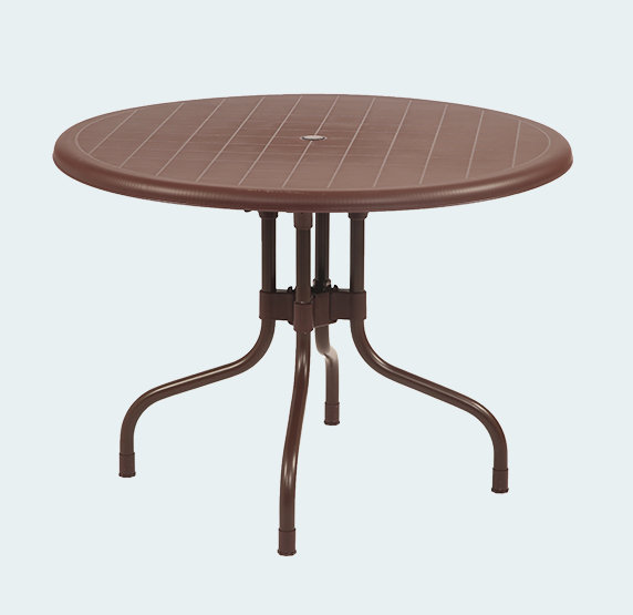 Furniture 4 Seater Dining Table and Chair Plastic Dining Table with