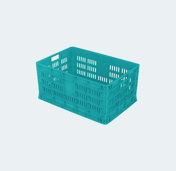 Supreme Side Perforated Bottom Closed Jumbo Crates | Plastic