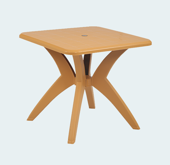 Furniture Plastic Table Chair Set 4 Seater Dining Table and Chair